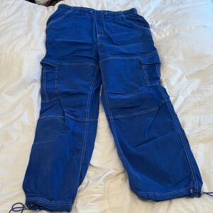 Garage Blue Straight Leg Pants